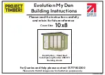 Project Timber Evolution My Den Building Instructions preview