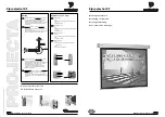 Projecta Elpro electrol RF Mounting Instruction preview