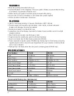 Preview for 2 page of Projecta SPA400/900 Manual