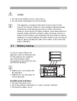 Предварительный просмотр 5 страницы Projectiondesign NR270P User Manual