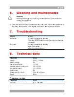 Предварительный просмотр 11 страницы Projectiondesign NR270P User Manual