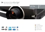 Projectiondesign WUXGA 1080 User Manual preview