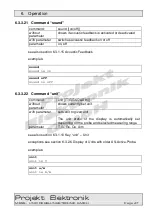 Preview for 47 page of Projekt Elektronik FM 302 Operating Manual