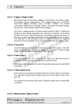 Preview for 73 page of Projekt Elektronik FM 302 Operating Manual