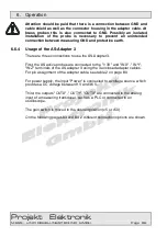 Preview for 82 page of Projekt Elektronik FM 302 Operating Manual