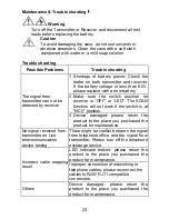 Preview for 24 page of Prokit’s MT-7028 User Manual