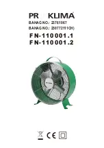 ProKlima FN-110001.1 Instruction Manual preview