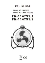 ProKlima FN-114791.1 Operating Instructions Manual предпросмотр