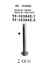 Предварительный просмотр 1 страницы ProKlima TF-103842.1 Instruction Manual