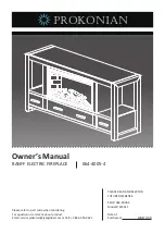 Prokonian 064-4005-4 Owner'S Manual preview