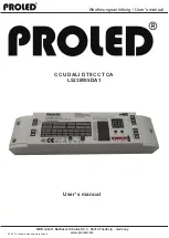 Preview for 5 page of PROLED CCU 50 DALI DT8 CCT CA User Manual