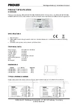 Preview for 3 page of PROLED CCU DALI Series Installation Manual