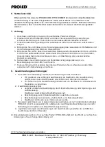 Preview for 4 page of PROLED DMX PWM DIMMING 24-CHANNEL Installation Manual