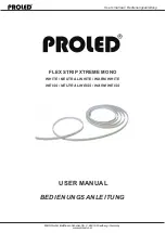 Preview for 1 page of PROLED FLEX STRIP XTREME MONO User Manual