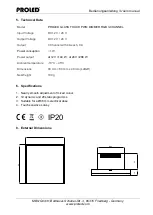 Предварительный просмотр 9 страницы PROLED GLASS TOUCH PWM DIMMER RGB 3-CHANNEL User Manual