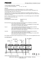 Preview for 2 page of PROLED L50002X1 Installation Manual