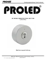 PROLED L513175 series User Manual preview