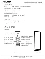 Preview for 3 page of PROLED L513178 User Manual