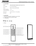 Preview for 7 page of PROLED L513178 User Manual