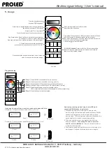 Preview for 8 page of PROLED L513182 User Manual