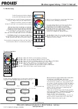 Preview for 4 page of PROLED L513187 User Manual