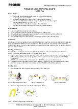 Preview for 1 page of PROLED L6OP7 Series Installation Manual