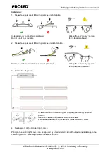 Preview for 24 page of PROLED L6OP7 Series Installation Manual