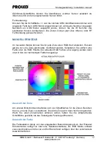 Предварительный просмотр 17 страницы PROLED Touch Control LCD RGB DMX User Manual