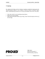 Preview for 19 page of PROLED WALLWASHER XL Manual