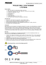 Preview for 1 page of PROLED WEIMAR L1727526B Installation Manual