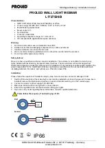 Preview for 3 page of PROLED WEIMAR L1727526B Installation Manual