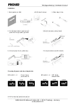 Preview for 4 page of PROLED WEIMAR L1727526B Installation Manual