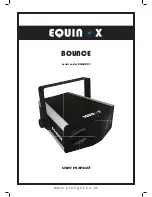 Предварительный просмотр 1 страницы Prolight Equinox Bounce User Manual