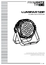 Prolight TRIBE LUMIPAR 12IP User Manual preview