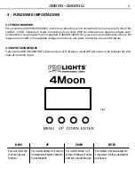 Предварительный просмотр 9 страницы ProLights 4MOON User Manual