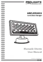 Preview for 1 page of ProLights ARCLED2033 User Manual