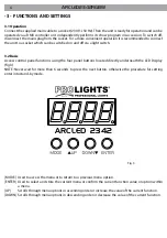 Предварительный просмотр 24 страницы ProLights ARCLED2342RGBW User Manual