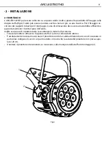 Предварительный просмотр 9 страницы ProLights ARCLED3109PIX User Manual