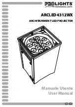 ProLights ARCLED4312WX User Manual предпросмотр