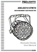 Предварительный просмотр 1 страницы ProLights ARCLED7314TRITZ User Manual