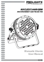 ProLights ARCLED7348RGBW User Manual preview