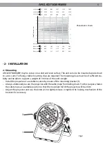 Предварительный просмотр 23 страницы ProLights ARCLED7348RGBW User Manual