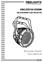 Preview for 1 page of ProLights ARCLED7361ZOOM User Manual