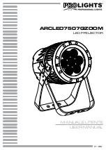 Предварительный просмотр 1 страницы ProLights ARCLED7507QZOOM User Manual