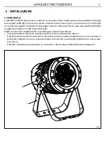 Предварительный просмотр 9 страницы ProLights ARCLED7507QZOOM User Manual