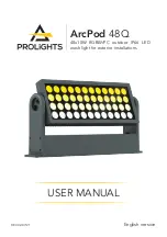 ProLights ArcPod 48Q User Manual предпросмотр