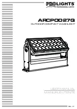 Предварительный просмотр 1 страницы ProLights ARCPOD27Q User Manual