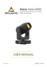 ProLights Astra Hybrid420 User Manual preview