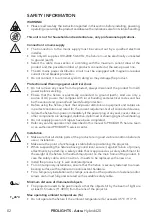 Preview for 4 page of ProLights Astra Hybrid420 User Manual