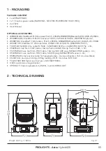 Предварительный просмотр 7 страницы ProLights Astra Hybrid420 User Manual